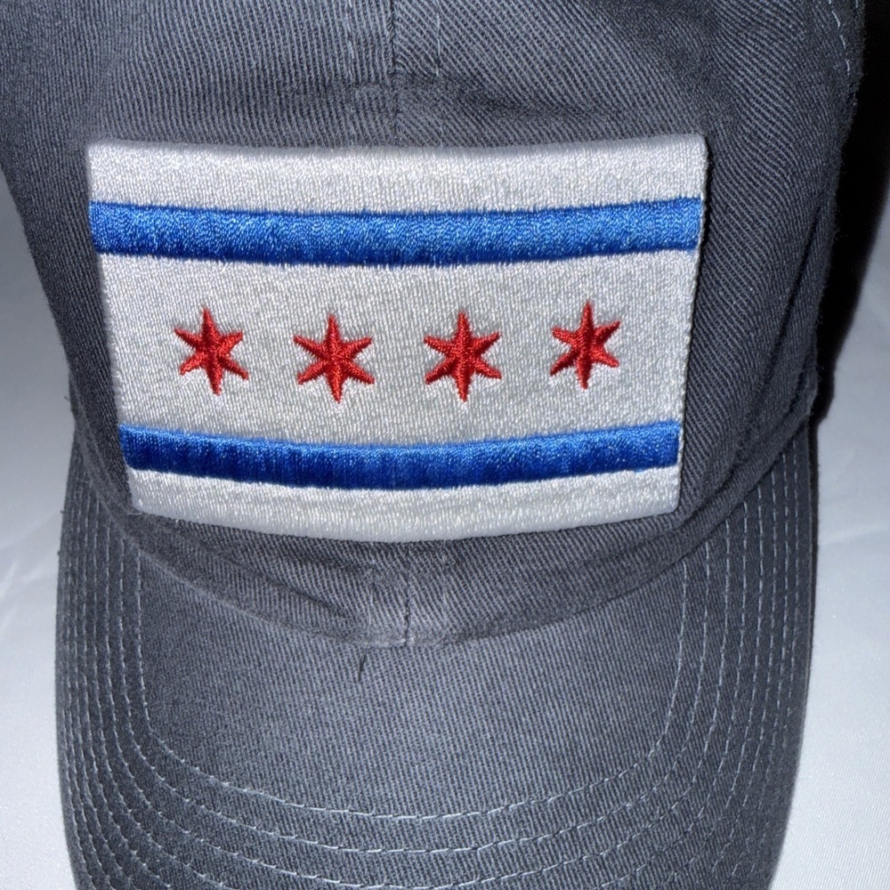 Chicago Flag '47 Brand Hat Clean Up Mens's OSFM Navy/Grey Cotton Streetwear - Picture 2 of 8